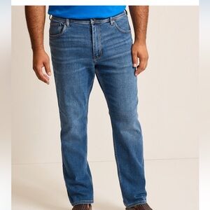 Indigo Men's Straight Blue Jeans